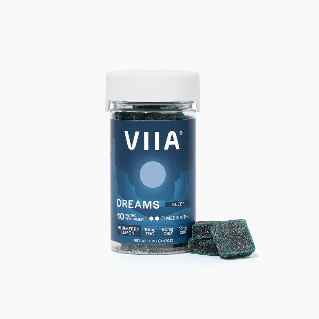 VIIA | Microdose DREAMS | CBD - THC - CBN | 10mg D9 | Blueberry Lemon | 20ct
